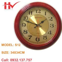 Sản phẩm dong ho treo tuong go tron 0 725 — Công Ty TNHH Dịch Vụ Đầu Tư Phát Triển Hưng Vượng — MST 0313202484