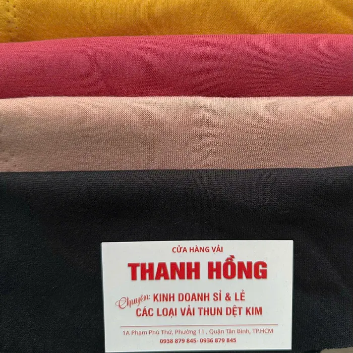 Sản phẩm ni pe — Vải Thun Thanh Hồng - Hộ Kinh Doanh Lê Thị Bích Hồng — MST 0313210478