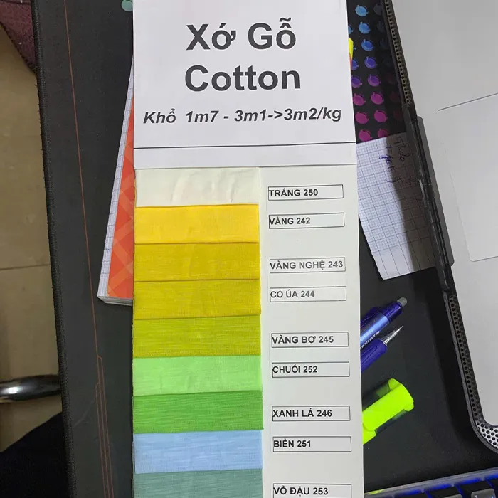 Sản phẩm xo go cotton (1) — Vải Thun Thanh Hồng - Hộ Kinh Doanh Lê Thị Bích Hồng — MST 0313210478