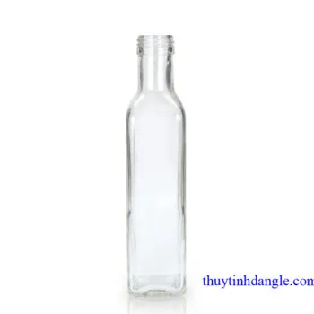 Sản phẩm chai thủy tinh vuông 250ml 350x350 — Thủy Tinh Đăng Lê - Công Ty TNHH Thủy Tinh Đăng Lê — MST 0313245657