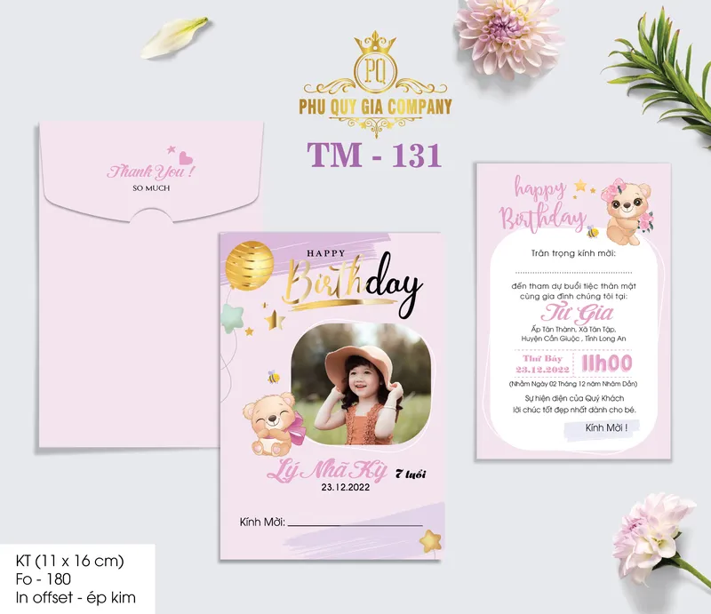 Sản phẩm tm 131 01 — In Thiệp Phú Quý Gia - Công Ty TNHH Thiết Kế - Thương Mại Phú Quý Gia — MST 0313257211