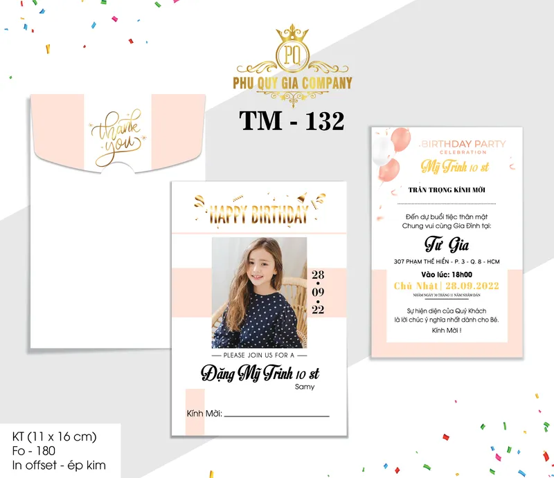 Sản phẩm tm 132 01 — In Thiệp Phú Quý Gia - Công Ty TNHH Thiết Kế - Thương Mại Phú Quý Gia — MST 0313257211