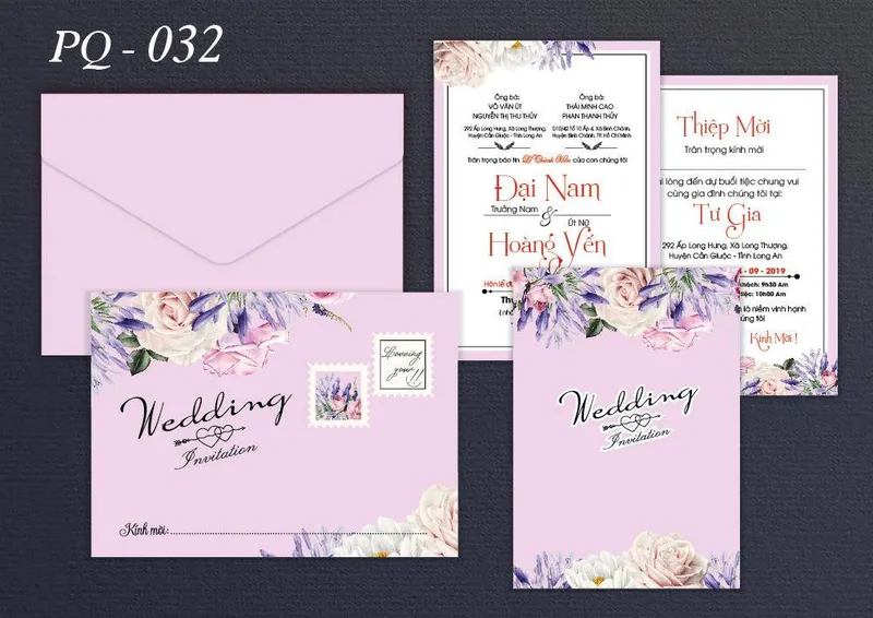 Sản phẩm thiep cuoi hp mau tim (2) — In Thiệp Phú Quý Gia - Công Ty TNHH Thiết Kế - Thương Mại Phú Quý Gia — MST 0313257211