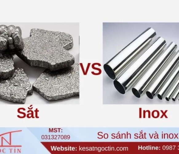Sản phẩm so sanh sat va inox 8683 — Công Ty TNHH Sản Xuất Xây Dựng Thương Mai Ngọc Tín — MST 0313270893