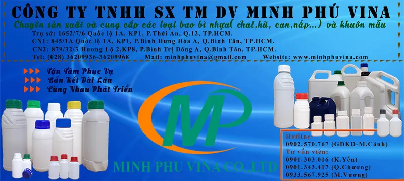 Sản phẩm 611814610 — Nhựa Minh Phú Vina - Công Ty TNHH Sản Xuất Thương Mại Dịch Vụ Minh Phú Vina — MST 0313279790