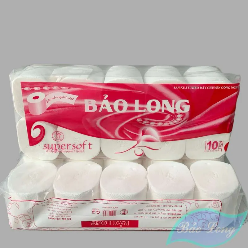 Sản phẩm cuon giay ve sinh Bao Long hong — Giấy Bảo Long - Công Ty TNHH Sản Xuất Thương Mại Huỳnh Thái — MST 0313283074