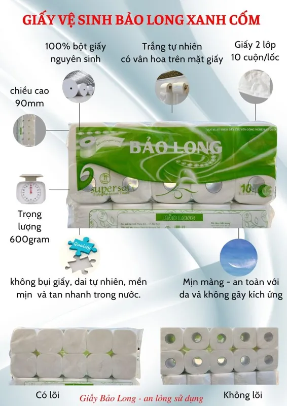 Sản phẩm Giay ve sinh 2 lop Bao Long tiet kiem 724x1024 — Giấy Bảo Long - Công Ty TNHH Sản Xuất Thương Mại Huỳnh Thái — MST 0313283074