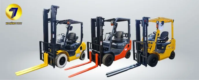 Sản phẩm xe nang xang gas — Công Ty TNHH Sản Xuất Thương Mại Dịch Vụ 7777 — MST 0313287262
