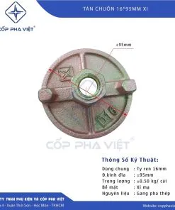 Sản phẩm tan chuon 16x95 xi 247x296 — Công Ty TNHH Phụ Kiện Và Cốp Pha Việt — MST 0313296820