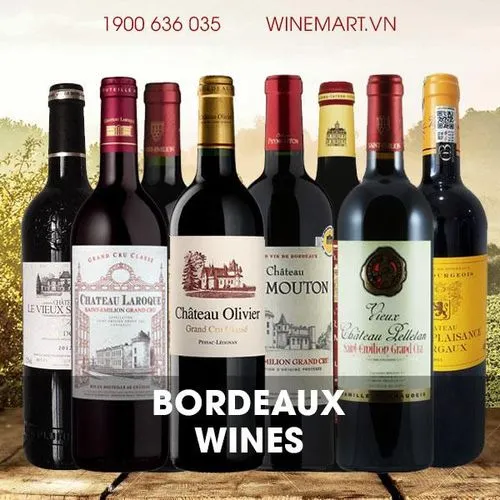 Sản phẩm Bordeaux wines — Công Ty TNHH Liên Kết Kỳ Lân — MST 0313306518