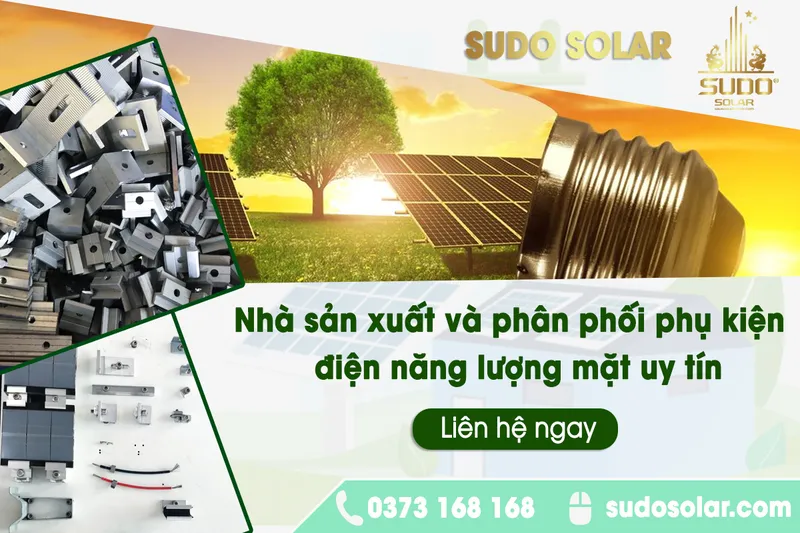 Sản phẩm nha san xuat va phan phoi phu kien dien nang luong mat troi uy tin — SUDO SOLAR - Công Ty TNHH Sản Xuất Cửa Miền Nam — MST 0313323136