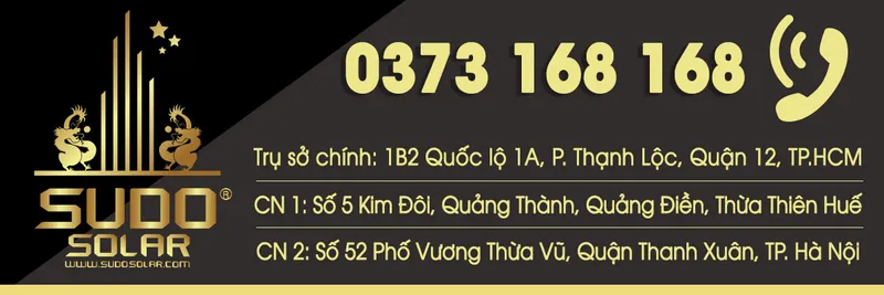 Sản phẩm lien he nha san xuat phu kien dien mat troi sudo solar — SUDO SOLAR - Công Ty TNHH Sản Xuất Cửa Miền Nam — MST 0313323136