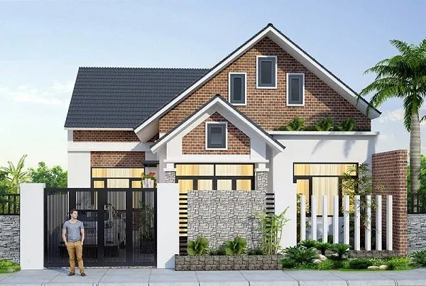 Sản phẩm Mau nha cap 4 mat tien 8m 3 phong ngu — Xây Dựng Phú Nguyễn - Công Ty TNHH Xây Dựng Thương Mại Cơ Khí Phú Nguyễn — MST 0313333952