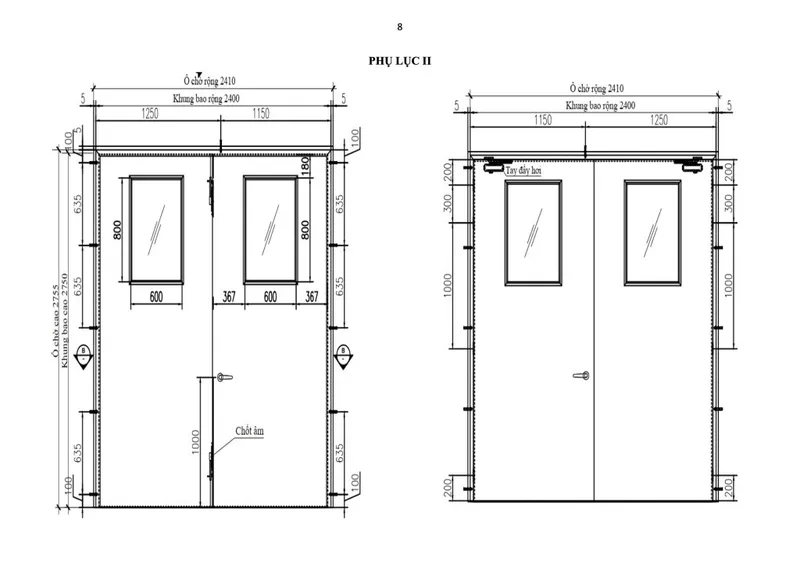 Sản phẩm EI90 Cửa dôi khóa tay gạt  1024x724 — Công Ty TNHH Kỹ Thuật Nam Hòa Phát — MST 0313334522