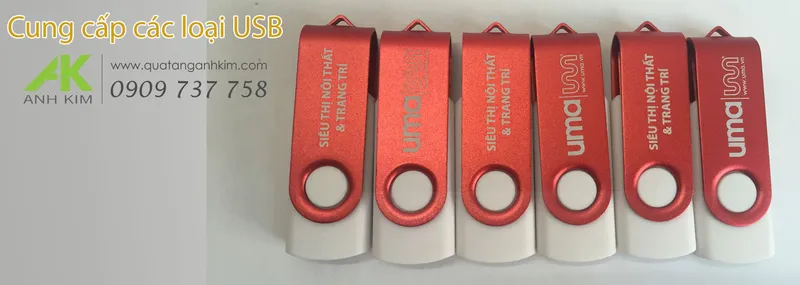 Sản phẩm cung cap cac loai usb — Công Ty TNHH Quà Tặng Ánh Kim — MST 0313336544