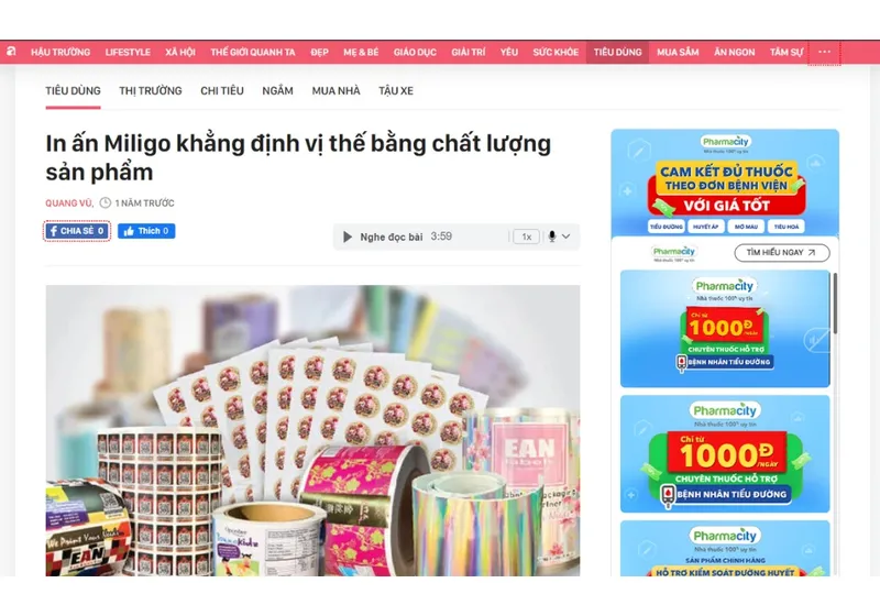 Sản phẩm bao chi noi ve in miligo 1 — In Ấn MILIGO - Công Ty TNHH MILIGO — MST 0313340526