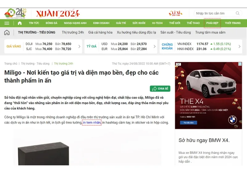 Sản phẩm bao chi noi ve in miligo 2 — In Ấn MILIGO - Công Ty TNHH MILIGO — MST 0313340526