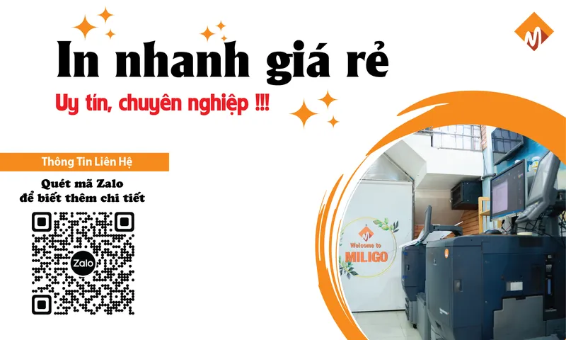 Sản phẩm in nhanh — In Ấn MILIGO - Công Ty TNHH MILIGO — MST 0313340526