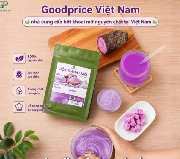 Sản phẩm vi sao bot khoai mo ngay cang hot tnjqklds — Công Ty TNHH Thương Mại Dịch Vụ Goodprice Việt Nam — MST 0313349134