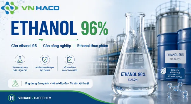 Sản phẩm Ethanol 96 — Công Ty TNHH VN HACO — MST 0313351704
