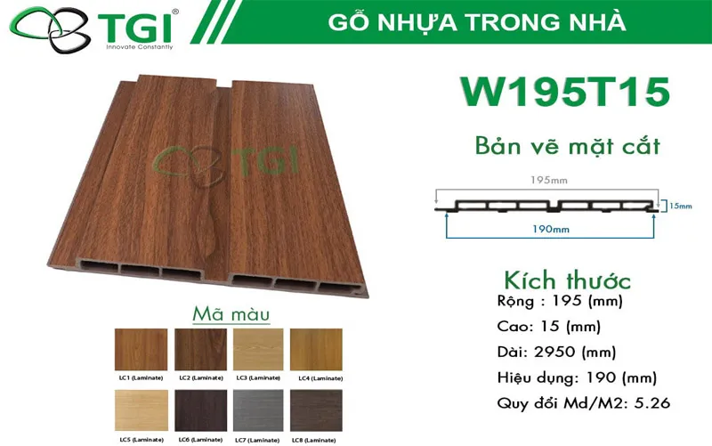 Sản phẩm W195T15 1 — Công Ty Cổ Phần Xuất Nhập Khẩu TGI — MST 0313352747
