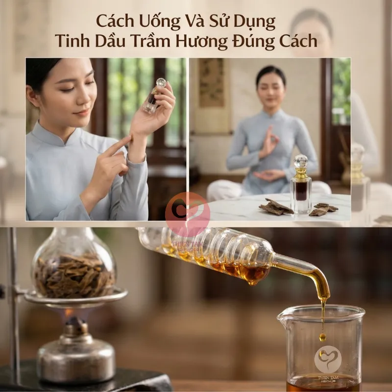 Sản phẩm tinh dau tram huong co uong duoc khong_3 — Công Ty Cổ Phần Trầm Hương Thiên Tâm — MST 0313364213