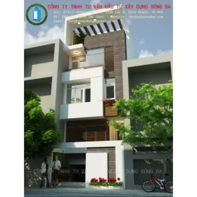 Sản phẩm mau thiet ke nha pho 4 tang mat tien rong 4m dep hien dai 0 373 — Xây Dựng Sông Ba - Công Ty TNHH Tư Vấn Đầu Tư Xây Dựng Sông Ba — MST 0313387281