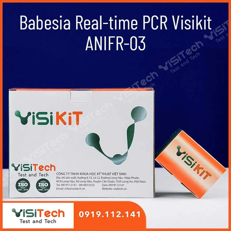 Sản phẩm Babesia qPCR Visikit ANIFR 03 — Công Ty TNHH Khoa Học Kỹ Thuật Việt Sinh — MST 0313396399