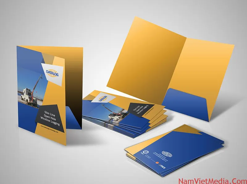 Sản phẩm in folder in nhanh gia re — In Bao Bì Nam Việt - Công Ty TNHH Quảng Cáo Và Truyền Thông Nam Việt — MST 0313398981