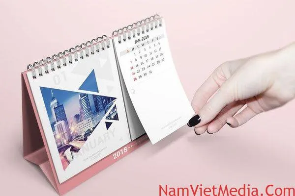 Sản phẩm in lich de ban gia re tai tphcm 1 — In Bao Bì Nam Việt - Công Ty TNHH Quảng Cáo Và Truyền Thông Nam Việt — MST 0313398981