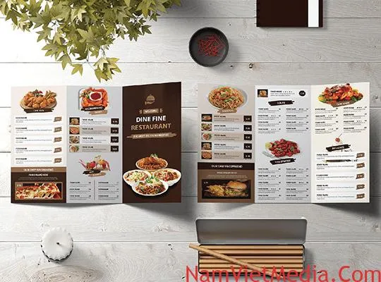 Sản phẩm in menu nha hang 7 — In Bao Bì Nam Việt - Công Ty TNHH Quảng Cáo Và Truyền Thông Nam Việt — MST 0313398981