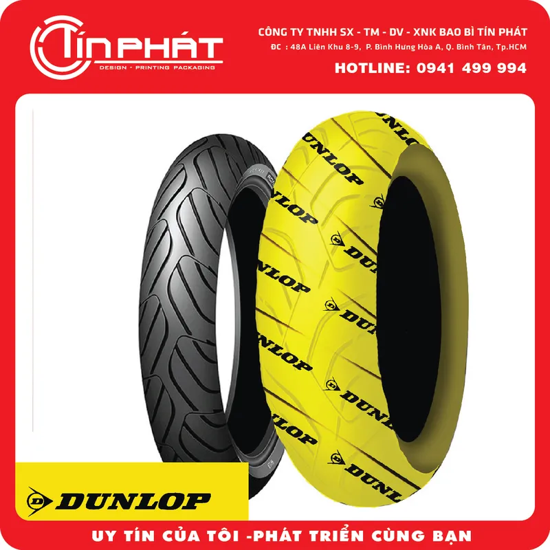 Sản phẩm DUNLOP_TP 01 — Công Ty TNHH Sản Xuất Thương Mại Dịch Vụ Xuất Nhập Khẩu Bao Bì Tín Phát — MST 0313408774