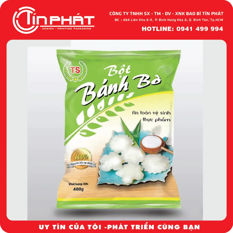 Sản phẩm bao bi bot banh bo_TP 01 — Công Ty TNHH Sản Xuất Thương Mại Dịch Vụ Xuất Nhập Khẩu Bao Bì Tín Phát — MST 0313408774