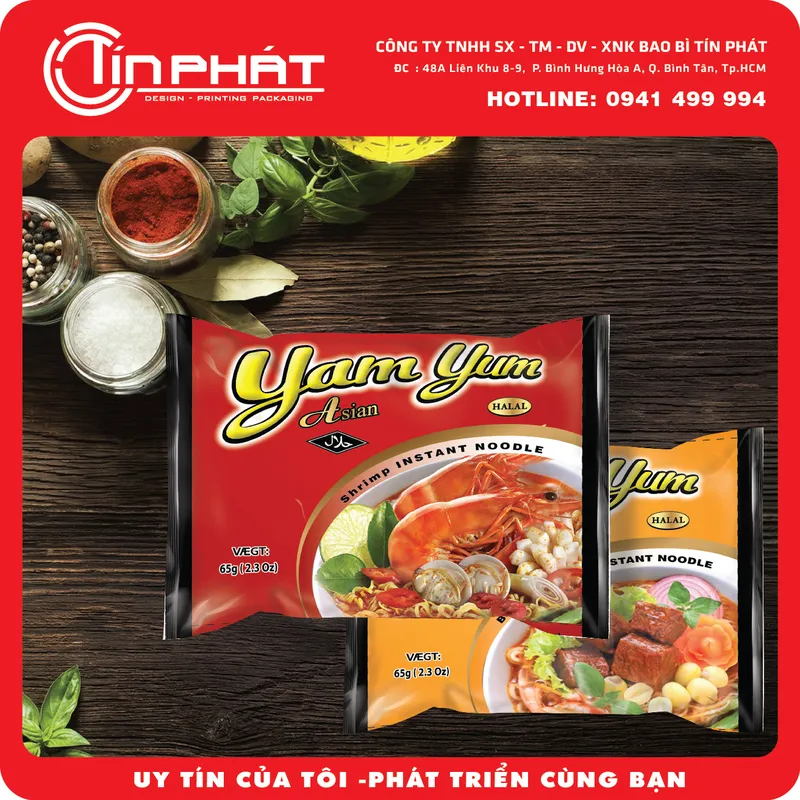 Sản phẩm bao bi mi goi 01 — Công Ty TNHH Sản Xuất Thương Mại Dịch Vụ Xuất Nhập Khẩu Bao Bì Tín Phát — MST 0313408774