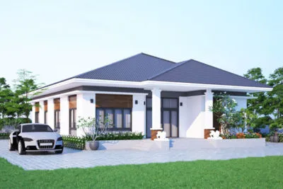 Sản phẩm bia thiet ke biet thu vuon hien dai mai ngoi 400x267 — Kiến Trúc Xây Dựng NEOHOUSE - Công Ty Cổ Phần Kiến Trúc Xây Dựng NEOHOUSE — MST 0313420940