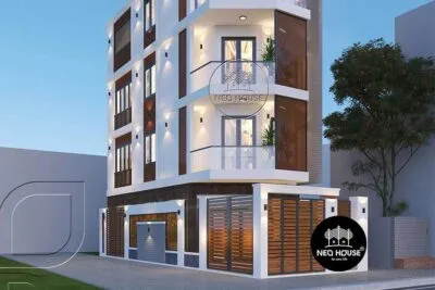 Sản phẩm thiet ke nha pho 2 mat tien anh bia 400x267 — Kiến Trúc Xây Dựng NEOHOUSE - Công Ty Cổ Phần Kiến Trúc Xây Dựng NEOHOUSE — MST 0313420940