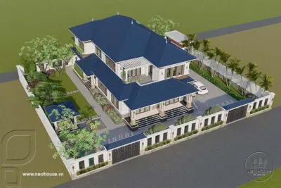 Sản phẩm thiet ke biet thu 2 tang mai thai o nong thon anh bia 400x267 — Kiến Trúc Xây Dựng NEOHOUSE - Công Ty Cổ Phần Kiến Trúc Xây Dựng NEOHOUSE — MST 0313420940