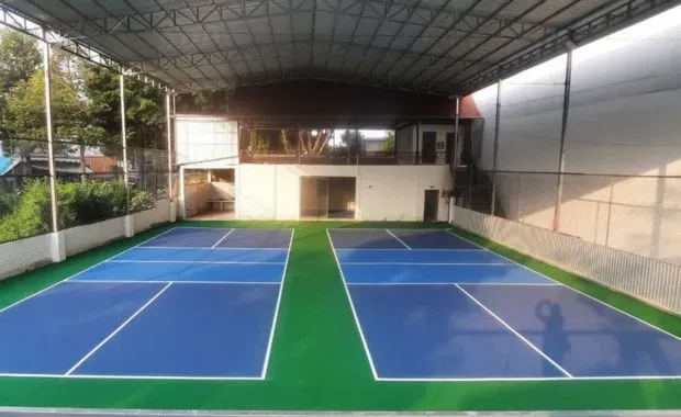Sản phẩm cong son epoxy cho san pickleball — Thi Công Sơn Epoxy Pan Pacific - Công Ty TNHH Thương Mại Dịch Vụ Pan Pacific — MST 0313421768