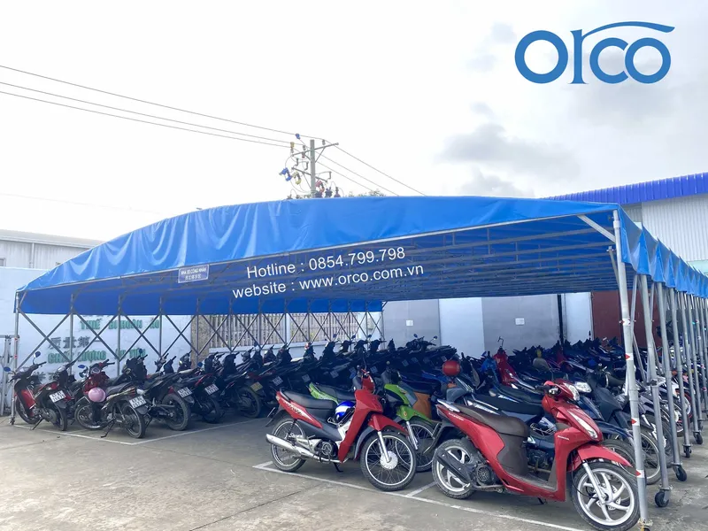 Sản phẩm nha bat di dong che xe nhan vien orco com vn — Xưởng Gia Công Bạt Nhựa - Công Ty TNHH Mái Hiên Thông Minh — MST 0313423405