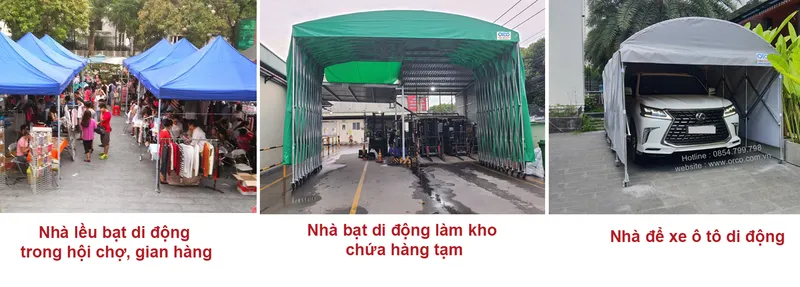 Sản phẩm nha bat di dong — Xưởng Gia Công Bạt Nhựa - Công Ty TNHH Mái Hiên Thông Minh — MST 0313423405