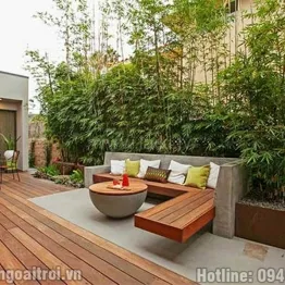 Sản phẩm san go san vuon ket ban ghe go tu nhien — Công Ty TNHH SX TM DV Không Gian Bốn Mùa — MST 0313425339