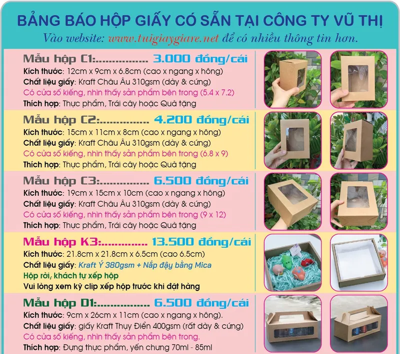 Sản phẩm Bang_bao_gia_tui_giay 15 e1685420513437 — Công Ty TNHH MTV Vũ Thị — MST 0313437006