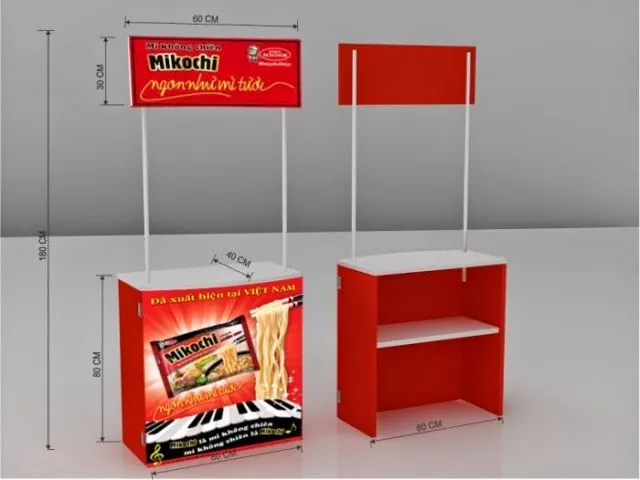 Sản phẩm booth sampling mikochi — Quảng Cáo Kim Thành - Công Ty TNHH Quảng Cáo Thương Mại Kim Thành — MST 0313439973