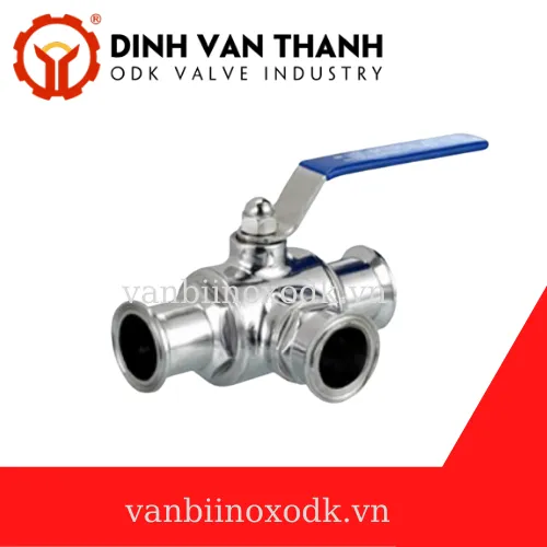 Sản phẩm van bi 3 nga vi sinh — Vật Tư Ngành Nước Đỉnh Vạn Thành - Công Ty TNHH XNK TM DV Đỉnh Vạn Thành — MST 0313442447