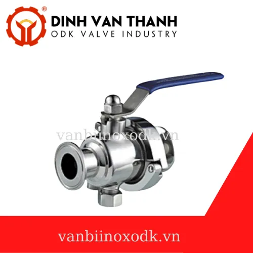 Sản phẩm van bi inox vi sinh clamp — Vật Tư Ngành Nước Đỉnh Vạn Thành - Công Ty TNHH XNK TM DV Đỉnh Vạn Thành — MST 0313442447