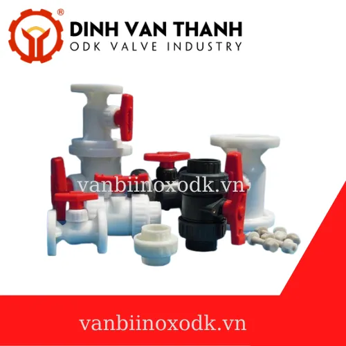 Sản phẩm van bi nhua — Vật Tư Ngành Nước Đỉnh Vạn Thành - Công Ty TNHH XNK TM DV Đỉnh Vạn Thành — MST 0313442447