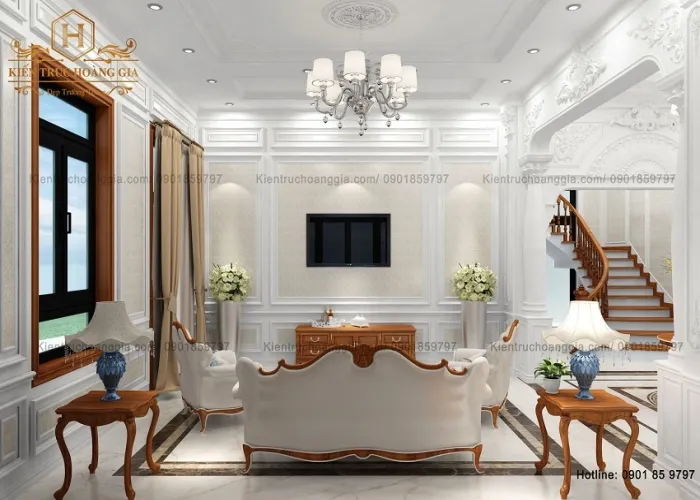 Sản phẩm noi that tan co dien 8 1628491219 — Công Ty Thiết Kế Xây Dựng Kiến Trúc Hoàng Gia — MST 0313459070