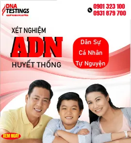 Sản phẩm xet nghiem adn cha con dan su — Công Ty TNHH MTV Thương Mại Và Dịch Vụ DNA TESTINGS — MST 0313459095
