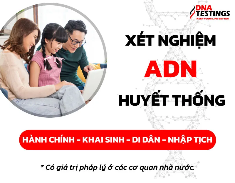 Sản phẩm xet nghiem adn lam giay khai sinh — Công Ty TNHH MTV Thương Mại Và Dịch Vụ DNA TESTINGS — MST 0313459095