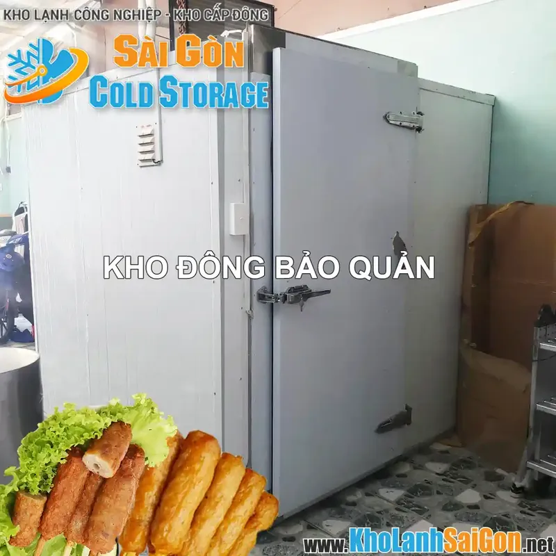 Sản phẩm kho dong bao quan nem nuong 8m3 tai vinh loc binh chanh — Kho Lạnh Sài Gòn - Công Ty TNHH Thương Mại Dịch Vụ Cơ Điện Lạnh Nguyễn Khánh — MST 0313470571